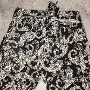 Pattern summer print pants